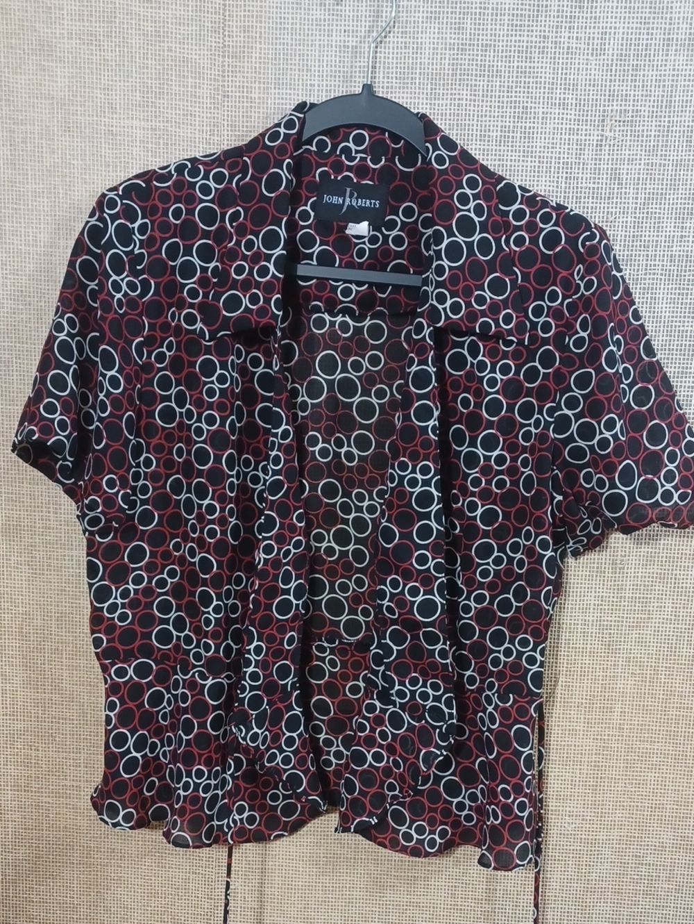 JOHN ROBERTS WOMENS TOP SIZE M